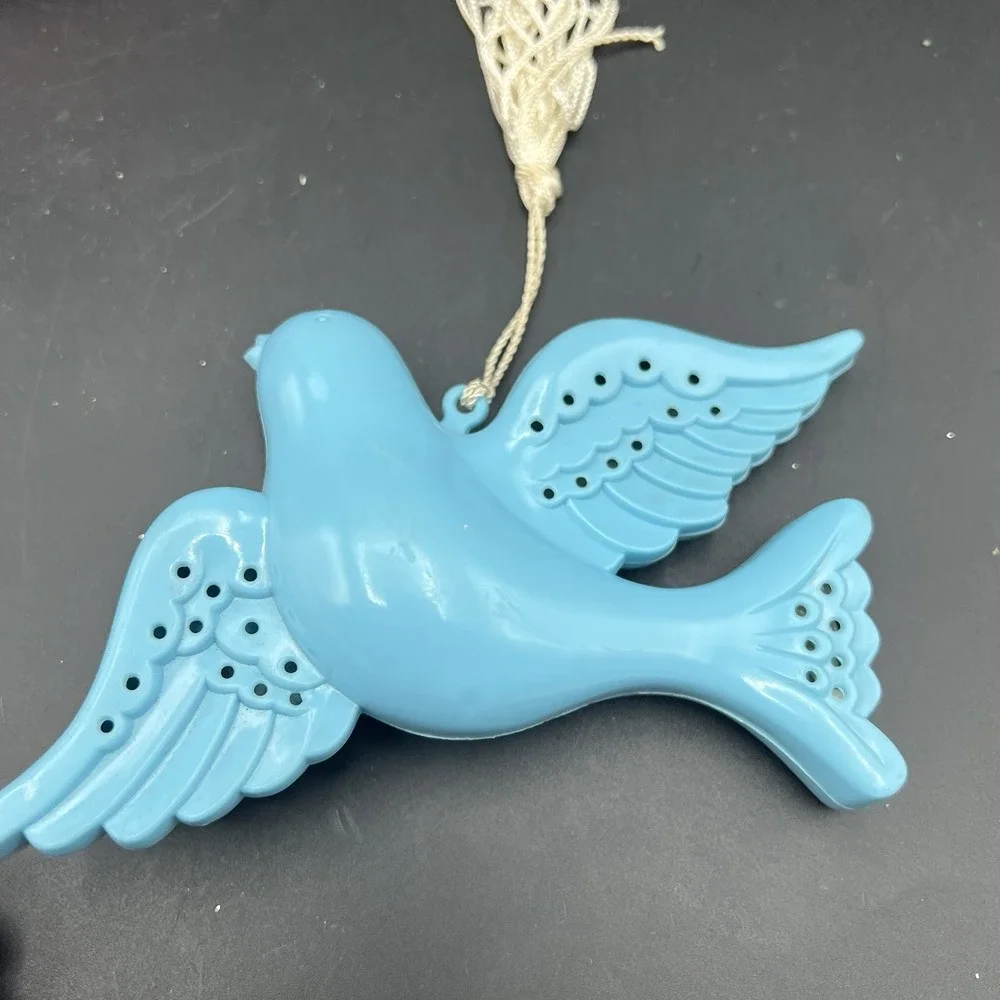 3 Avon Closet Pomander Potpourri FRILLY BOOT, Blue Bird Bag with Cherubs 70s VTG